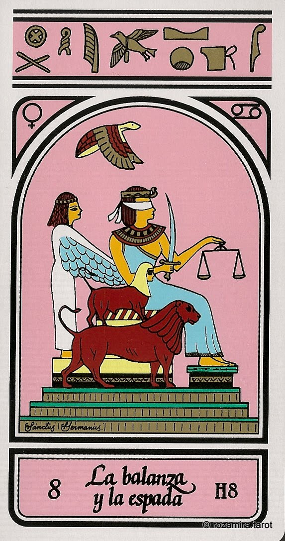 Carta 8 - La balanza y la espada