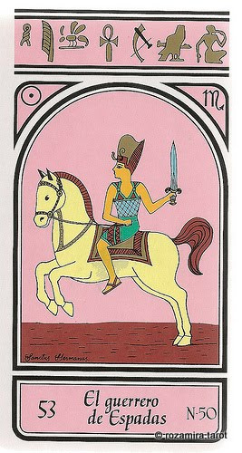 Carta 53 - El Guerrero de Espadas