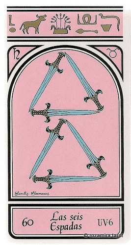Carta 60 - Las seis Espadas